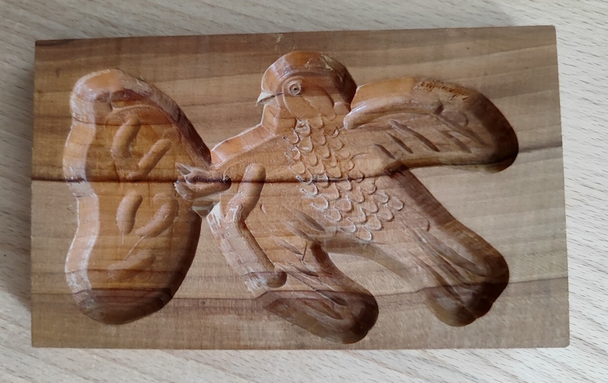 Spekulatius * Springerle * Holzmodel * Motiv: Vogel * Model für Kekse