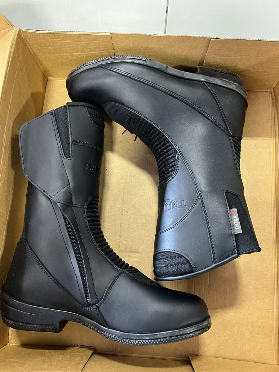 Triumph Kate Boots Mens Black Motorcycle Boots Size Eur 39 eBay