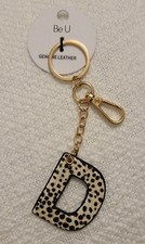 Be U Leather Hide D Keychain NEW