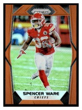2017 Panini Prizm #147 Spencer Ware Prizm Orange #/275
