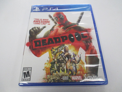 Deadpool - PS4, PlayStation - New, NIB, Factory Sealed - Nice Plastic - See Pics