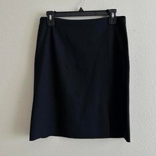 Moschino cheapandchic black wool blend pencil skirt