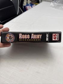 Robo Army (Neo Geo AES, 1991) 100% Dog Tag Complete With Manual