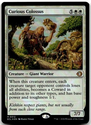 Curious Colossus 12 Foil Mythic Lorwyn Eclipsed Near Mint