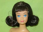 Sweet Shop BARBIE Vintage Reproduction REPRO Flip Hair MIDGE Brunette NUDE DOLL