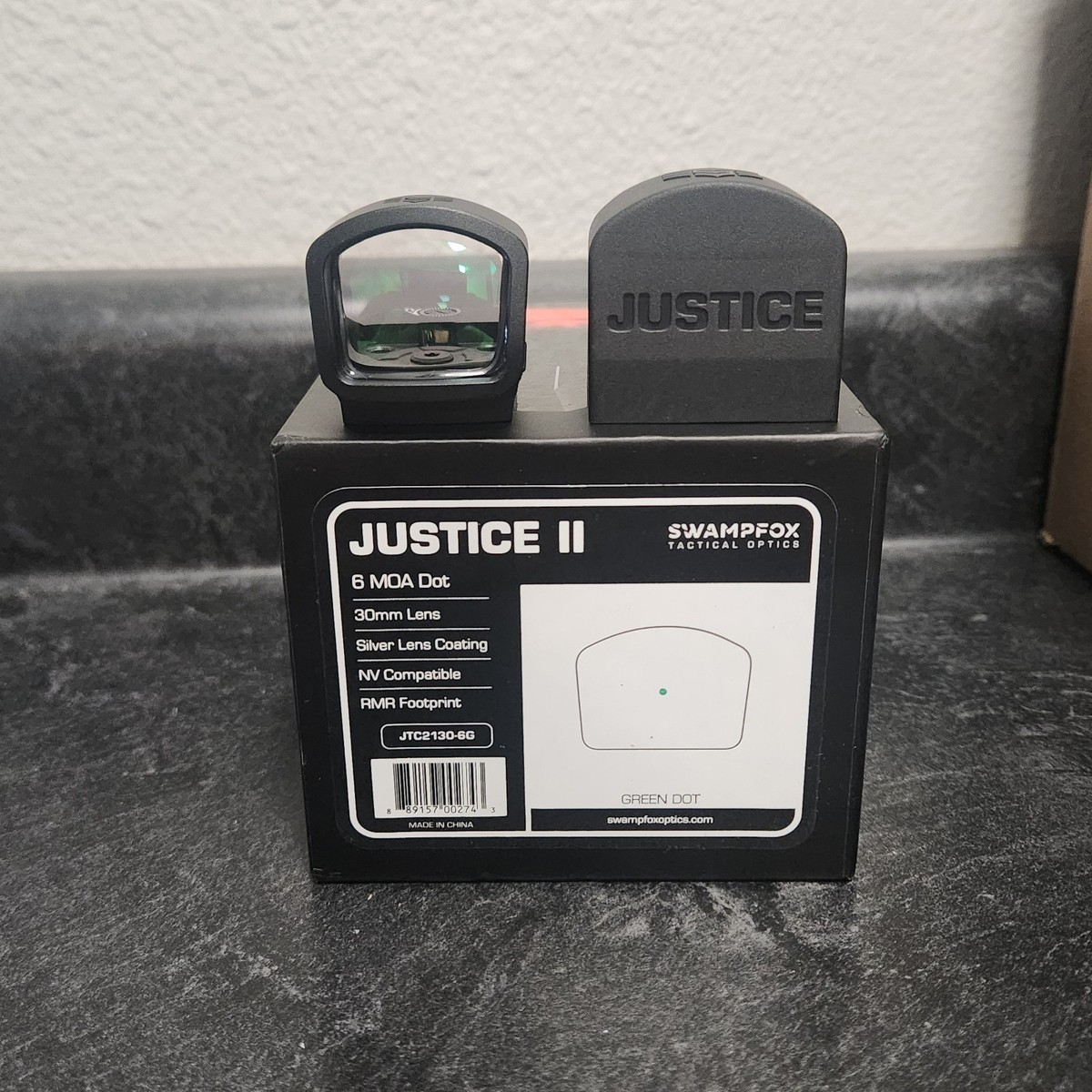 Swampfox Justice II 1x30 Full Size Reflex Red Multi-Reticle