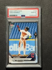 PSA 10 Gem Mint 2025 Topps Now 128 Jose Ramirez 1st 3B 250/250 Club PR/2018*2984