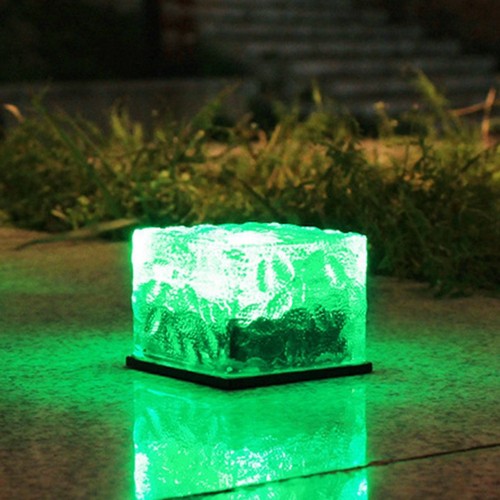 Lampes Solaires D'Extérieur Étanches à LED en Forme de Brique de Glace pour7257 - Bild 3 von 9