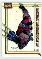 2026 Topps Chrome Marvel Comics LogoFractor 1/61 Ultimate Wolverine #184 12v9