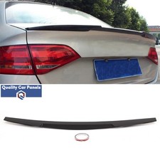 Rear Trunk Boot Lip Spoiler Gloss Black M4 Style Fits Audi A4 B8 2008-2011