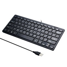 Mini 78 Keys Wired Keyboard - with Keyboard Cover Computer keypad for Laptop