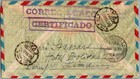 1935 Lima Peru Certified Via PANAGRA Airmail Cover To Santiago Chile — photo 2