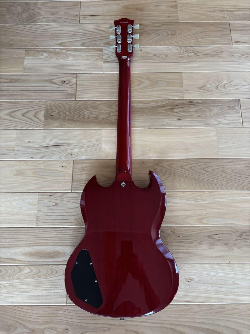 Burry SG type FERNANDES RSG-55 63 Red W/Gig bag Electric Guitar