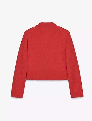 Zara Red Blazer, Size XS-BNWT, RP £49.99 - Picture 4 of 10