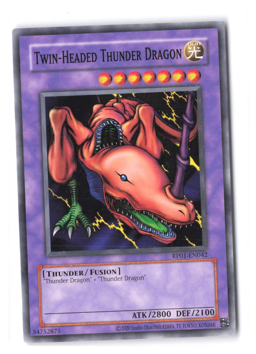 Twin-Headed Thunder Dragon RP01-EN042 Retro Pack for sale | eBay
