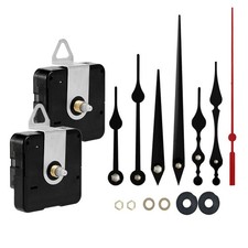 Clock Mechanism Replacement 2 PCS Shaft 16mm 20/32 and 22mm 29/32 Inch Kit