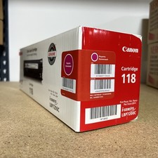 Genuine Canon 118 2660B001 Magenta Toner Cartridge - Factory Sealed