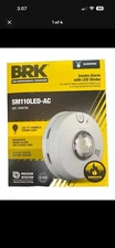 BRK Smoke Alarm w/ LED Strobe, SM110LED-AC