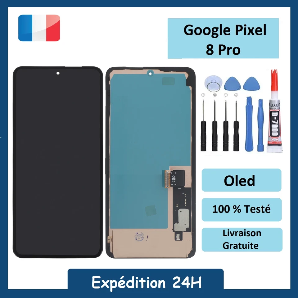 Ecran LCD complet Google Pixel 8 Pro Oled + Outils + Colle