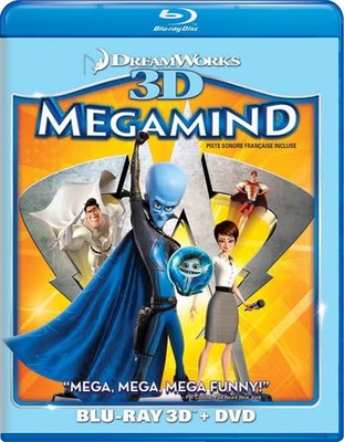   Megamind 3D (Blu-ray + DVD) | New & Sealed | DreamWorks Supervillain Fun!