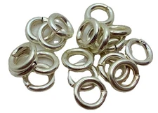 Sterling Silver Soldered Jumprings Jewelry Making Findings 5mm Qty:10