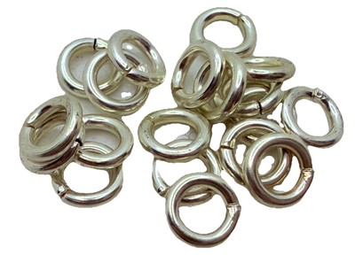 Sterling Silver Soldered Jumprings Jewelry Making Findings 5mm Qty:10