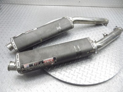 2005 01-07 Suzuki Hayabusa GSX1300 Yoshimura TRS Carbon Exhaust Muffler Pipe