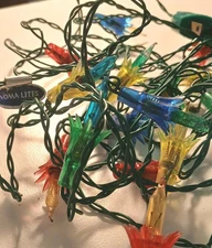 Vintage NOMA 20 Lite Midget Multicolor Christmas Lights Not tested