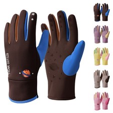 Winter Gloves for Boys Girls Soft Warm Lining Gloves Children Thermal Mittens
