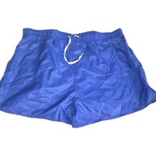 Union Jacks Soccer Shorts Mens 42" - 44" Royal Blue Nylon Vintage 90s