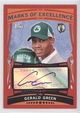 2005-06 Topps Marks of Excellence Gerald Green #ME-GG Auto 0b9