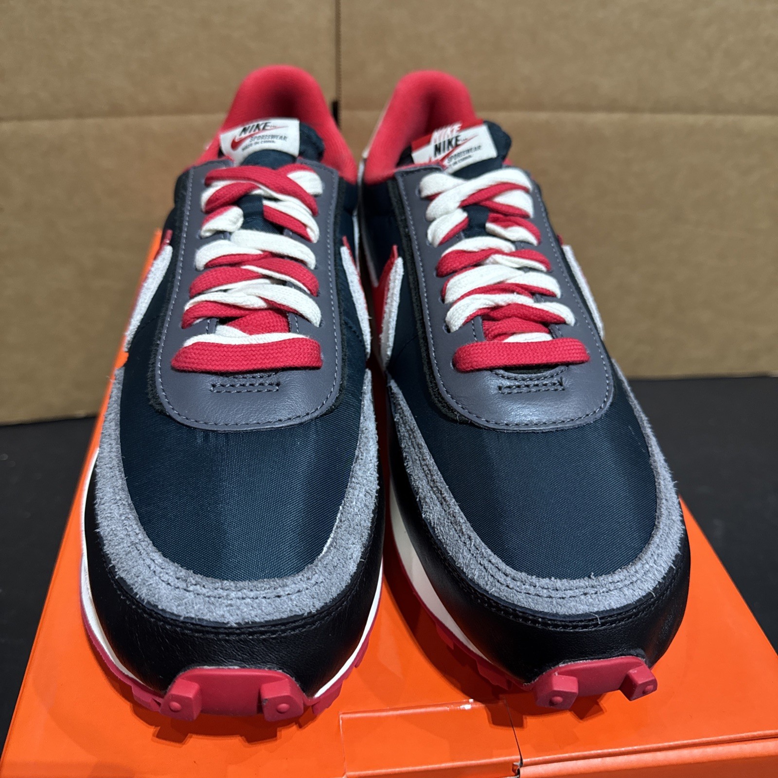 SACAI X NIKE Scarpe Nike LD Waffle x Sacai x Undercover Midnight Abete DJ4877 300 Uomo Taglia 11