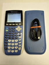 Texas Instruments TI-84 Plus C Silver Edition Calculator W/ USB Cord & Cover