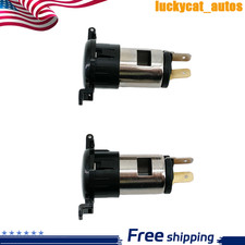 1pair 12v 120w Car Cigarette Lighter Female Socket Replacement 1pair 12v 120w Car Cigarette Lighter Female Socket Replacement