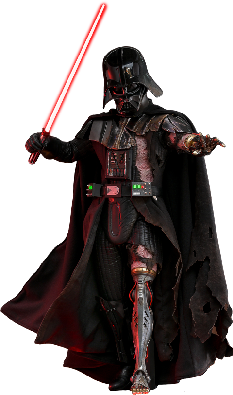 Star Wars Darth Vader Bataille Damaged Version Hot Toys Exclusive