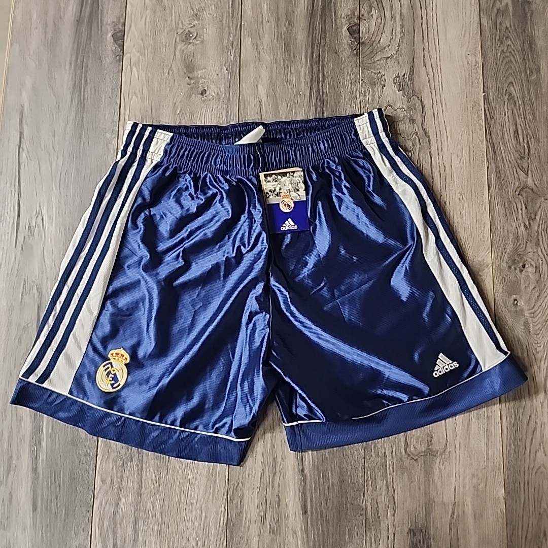 1998-1999 Vintage Real Madrid Adidas Shorts New With Tag