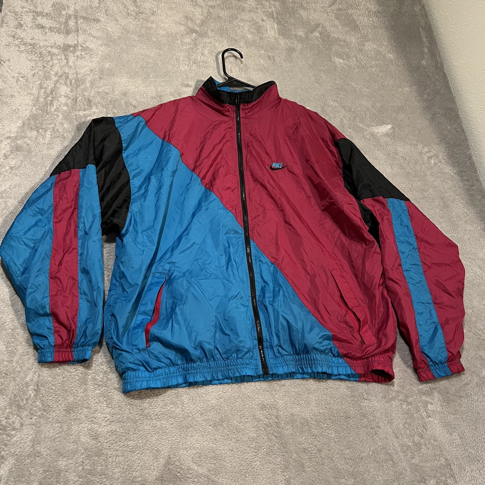 SACAI X NIKE Giacca Nike vintage uomo XL giacca a vento full zip nylon anni 90 retrò atletica