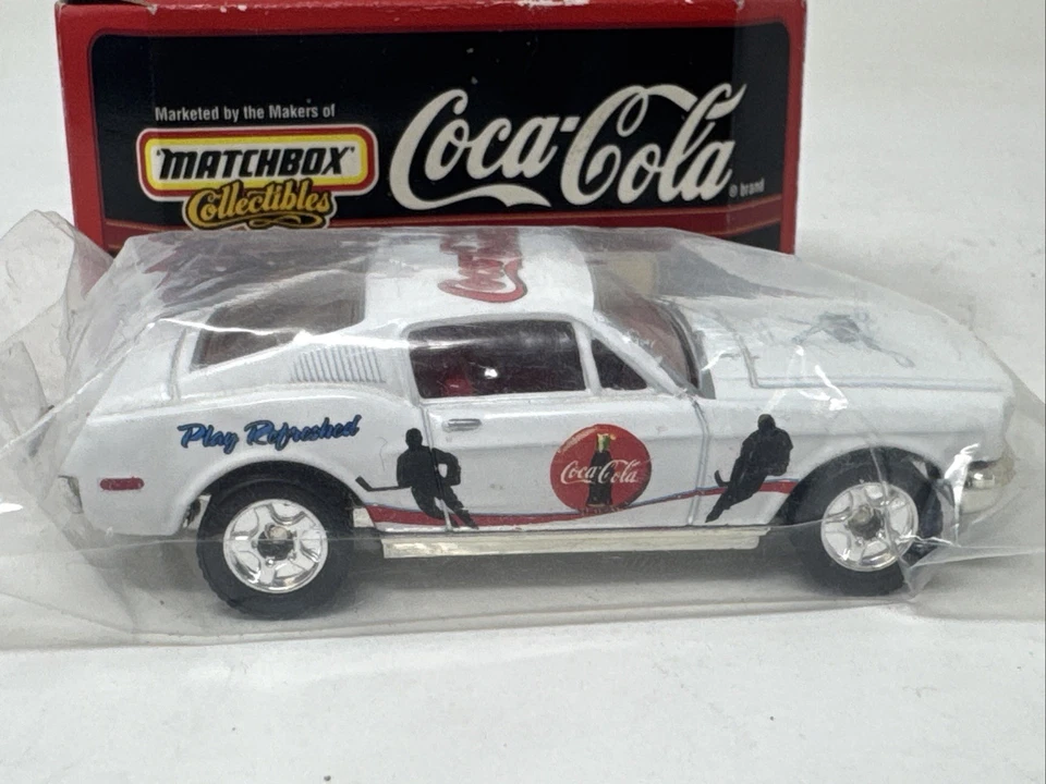 Matchbox Collectibles Coca-Cola 1968 Mustang Cobra Jet Diecast 1:60 - 1996 - Image 4 of 4