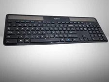 Logitech K750 Wireless Solar Keyboard NO Receiver Black  FAST FREE SHIPPING c