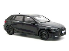 2025 Audi RS 3 Myth Black 1:18 Scale Diecast Model Car by Norev 188388