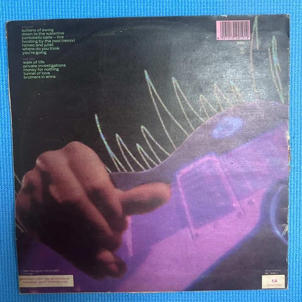 Dire Straits Superb RARE Zimbabwe Pressing Money is For Nothing Police, Floyd - Image 2 of 4