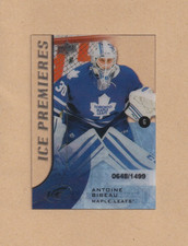 2015-16 Upper Deck Ice Antoine Bibeau #137 Ice Premieres 0648/1499 Maple Leafs