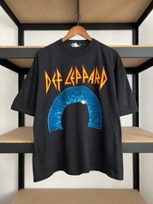 Vintage 1992 Def Leppard Adrenalize Promo Rock Band Black T-shirt Sz XL