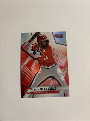 2025 BOWMAN S BEST MLB #37 Elly De La Cruz Cincinnati Reds Refractor