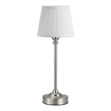 Kakanuo Cordless Table Lamp Rechargeable Silver - 4000mAh Battery, Dimmable