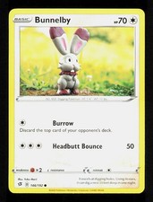 Bunnelby 146/192 Common Rebel Clash Pokemon Near Mint