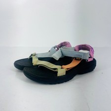Teva Hurricane XLT2 Multi Color Pastel Sport Sandals Womens Black Sole