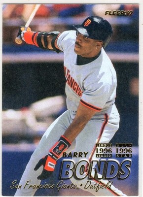 1997 Fleer/SkyBox Baseball Barry Bonds No. 477 San Francisco Giants