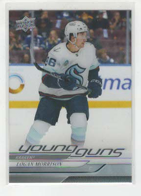 2024-25 UPPER DECK #469 LOGAN MORRISON CLEAR CUT YOUNG GUNS SEATTLE