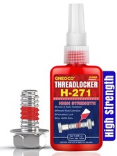 ThreadLocker Red, Thread Lock High Strength Tight for Nuts, Bolts, Red